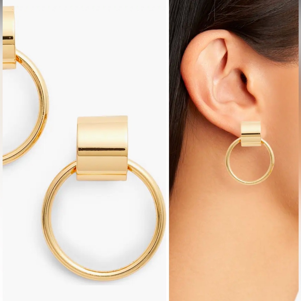 Jenny Bird Faye Gold Hoop Earrings